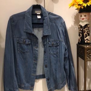 Croft and barrow denim work shirt. Size L. New without tags.